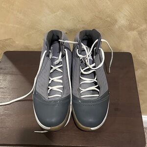 Air Jordan Melo B'mo Gray High-Top Sneakers